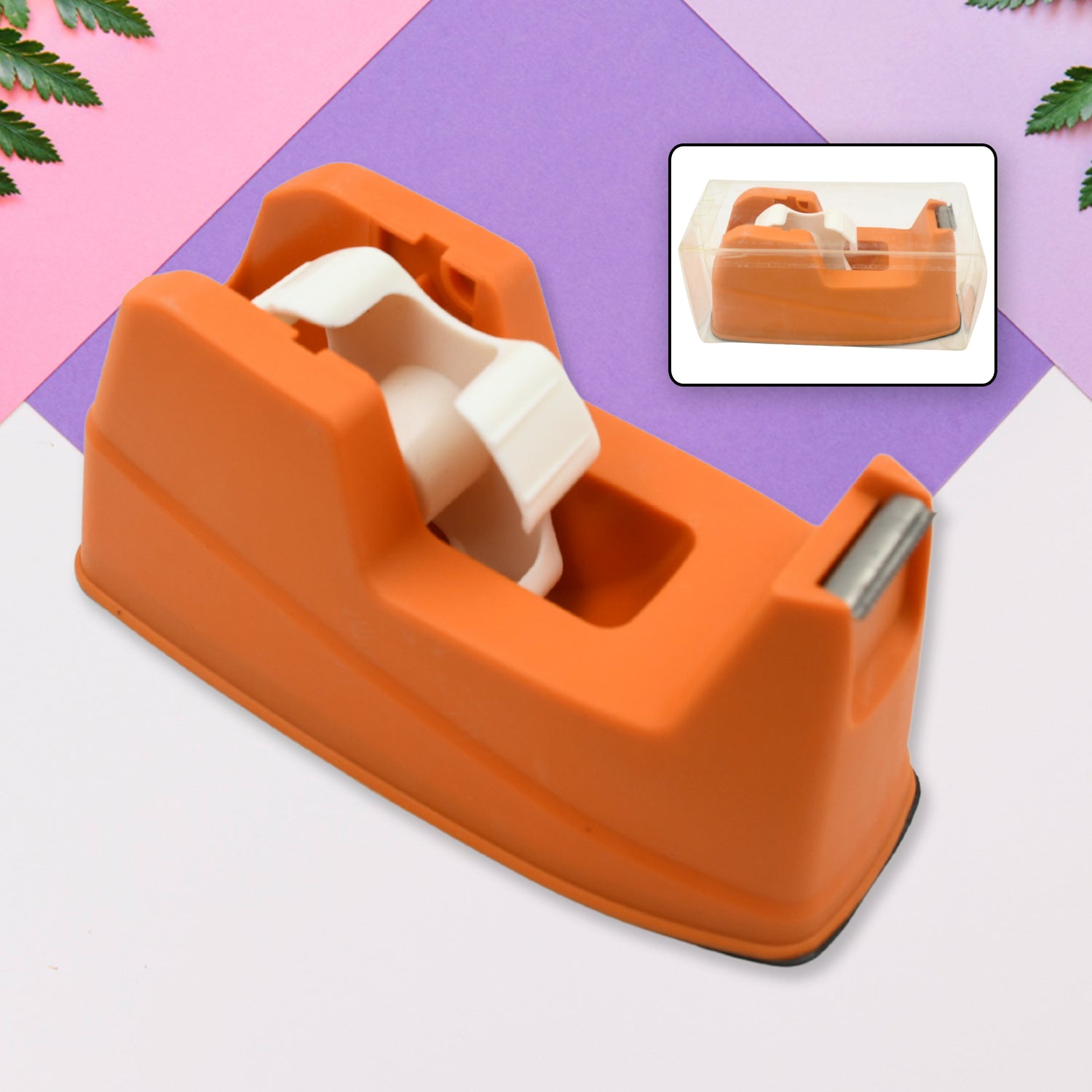 9508 Plastic Tape Dispenser Cutter For Home Office Use Tape Dispenser For Stationary Tape Cutter Packaging Tape (1 Pc  605 Gm) 9508 Plastic Tape Dispenser Cutter For Home Office Use Tape Dispenser For Stationary Tape Cutter Packaging Tape (1 Pc  605 Gm)